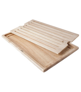 LACOR tabla de corte para pan GN1/1 madera de caucho 53x32.5 cm