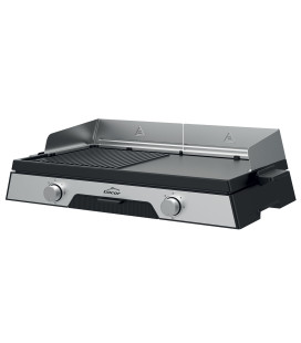 LACOR plancha grill DUE doble superficie y 2 termostatos 2400W 69570