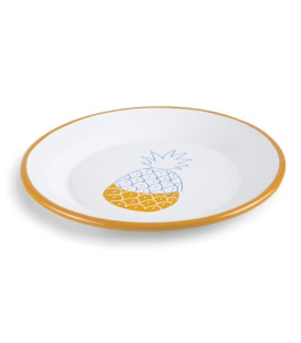 IBILI set 6 plato para postre GASTRODESSIN acero esmaltado 18 cm