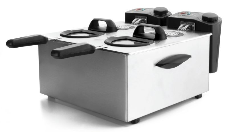 Freidora Eléctrica Doble 3.5 L X 2 4000 W de Lacor