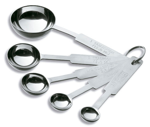 Juego de 5 cucharas medidoras de Lacor