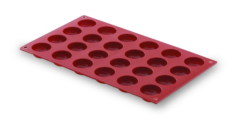 Molde Silicona Semiesfera 24 Cavidades de Lacor