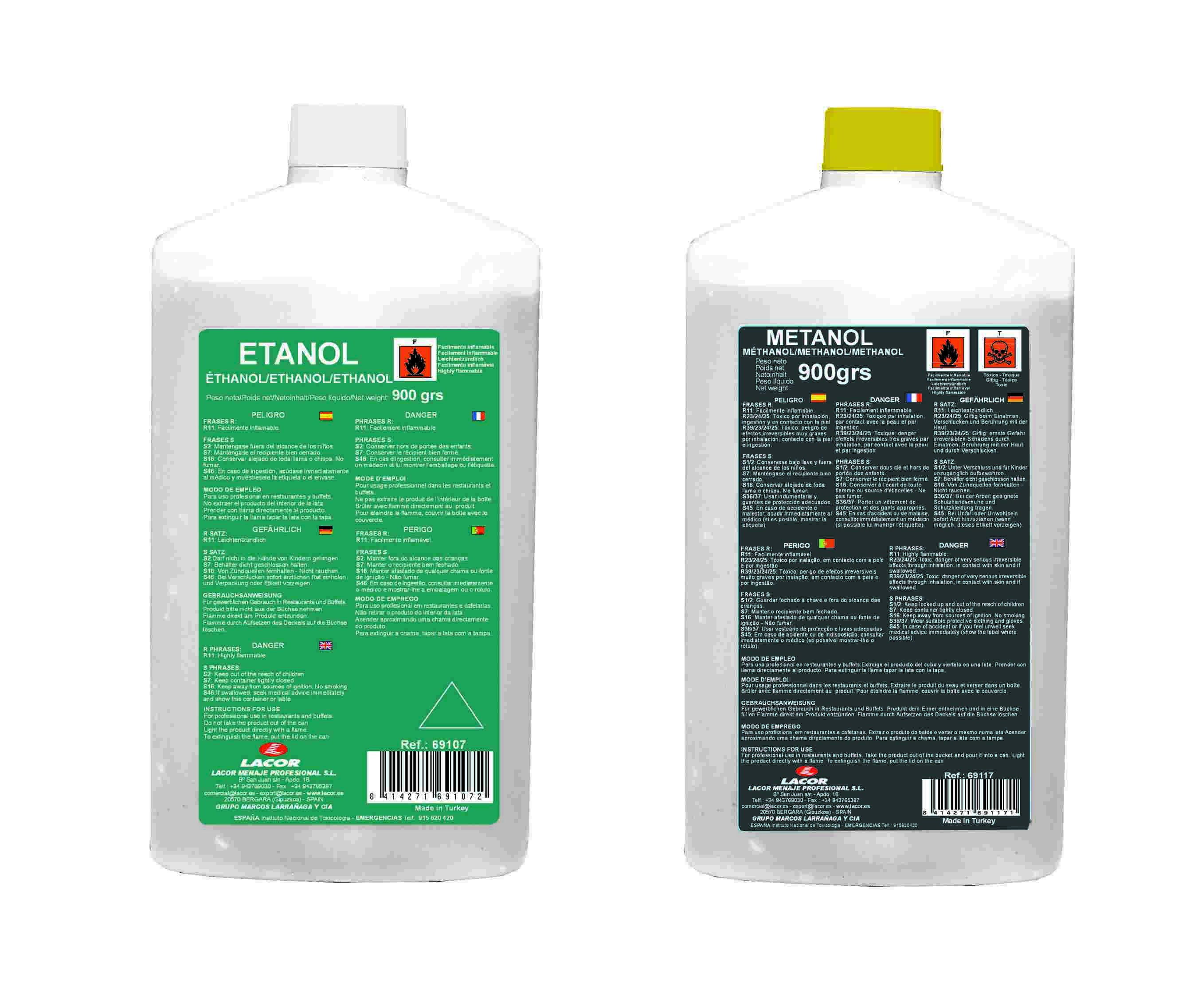 Botella Gel Etanol de Lacor