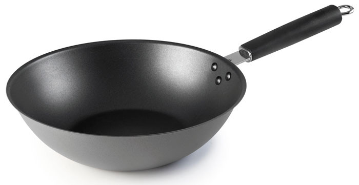Wok antiadherente acero de Lacor