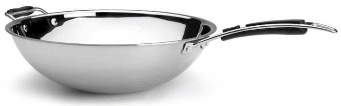 Wok semiesférico TRIMETAL de Lacor