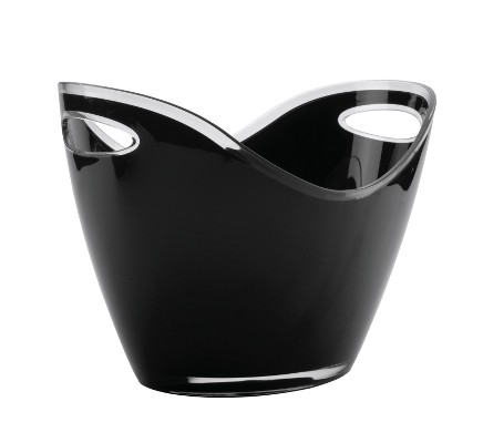 Cubo Enfriabotellas Negro de Lacor