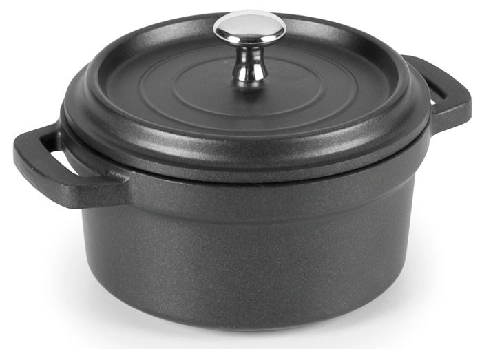 Cacerola Negra Aluminio Fundido Mini de Lacor