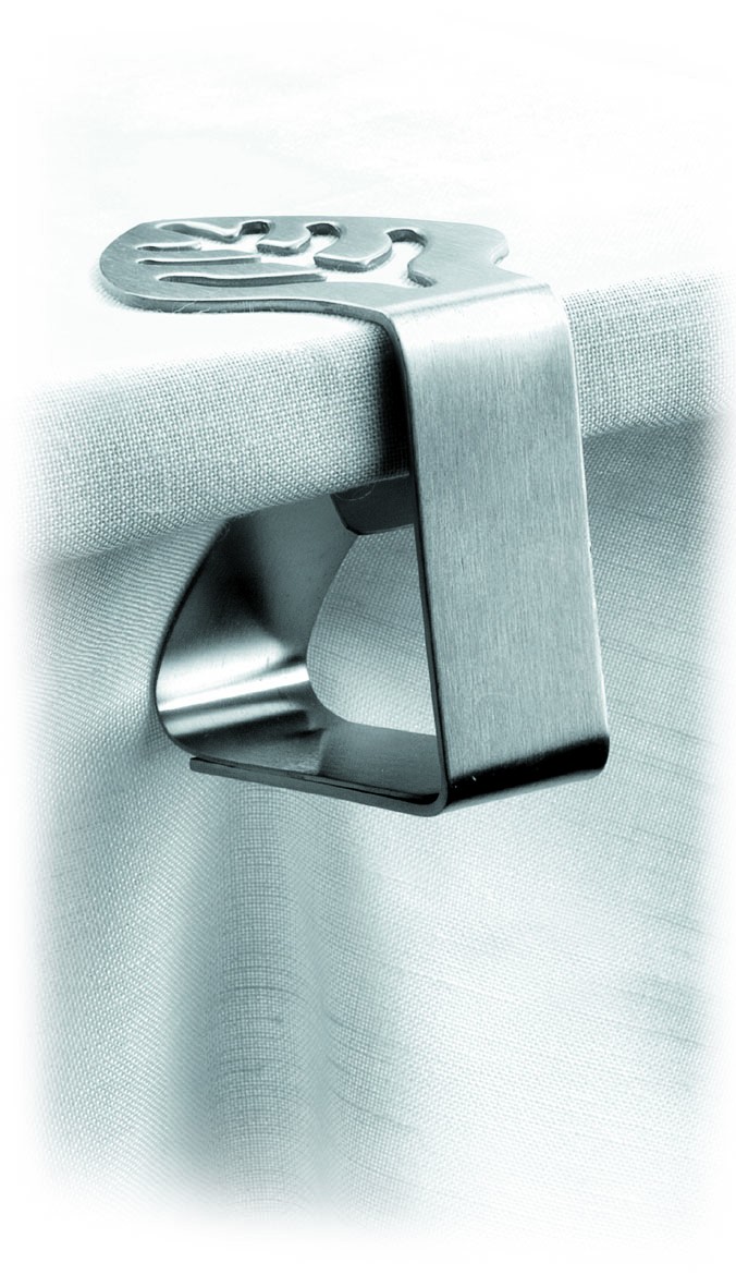 Pinza sujeccion salvamanteles 4 pcs de Lacor