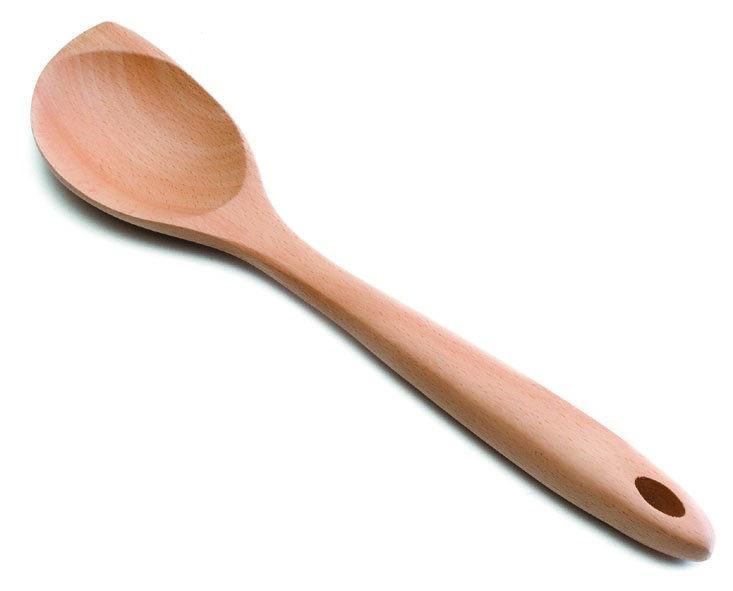 Cuchara especial lisa madera haya de Lacor