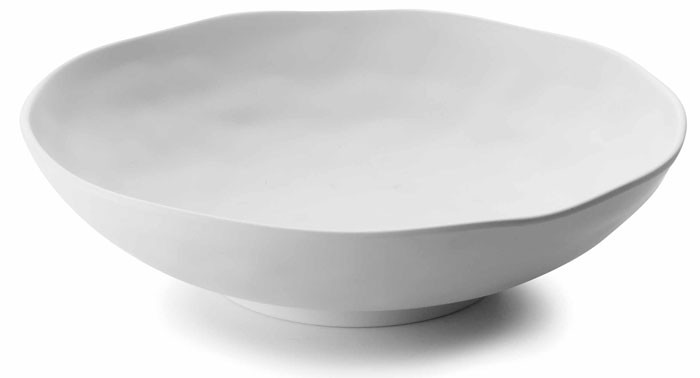 Fuente redonda melamina serie White de Lacor
