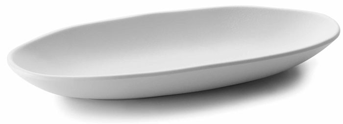 Fuente rectangular melamina serie White de Lacor