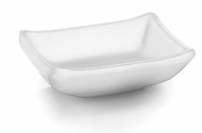 Fuente salsa mini melamina serie White de lacor