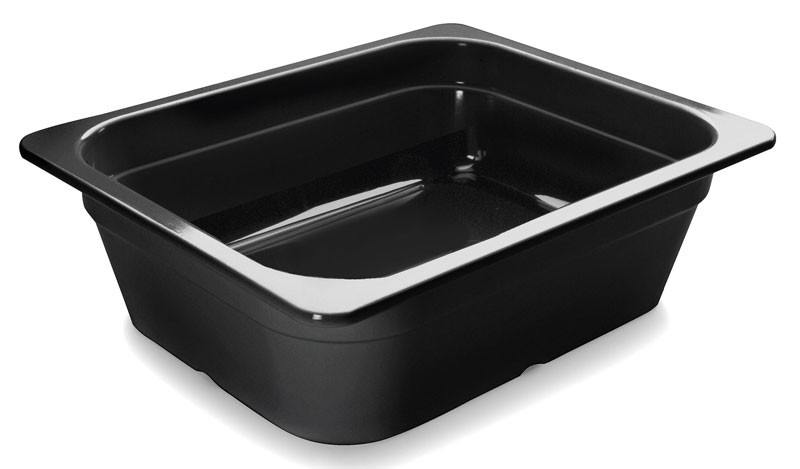 Cubeta GN 1/2 MELAMINA NEGRA de Lacor