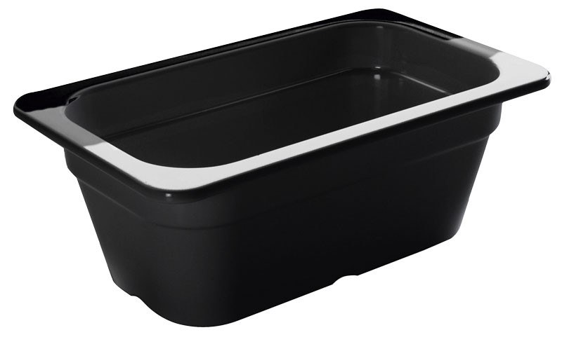 Cubeta GN 1/4 MELAMINA NEGRA de Lacor