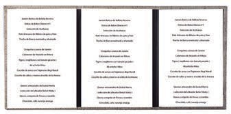 Porta menú Marcel de Lacor