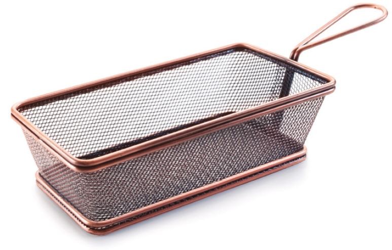 Cestillo bronce rectangular de Lacor