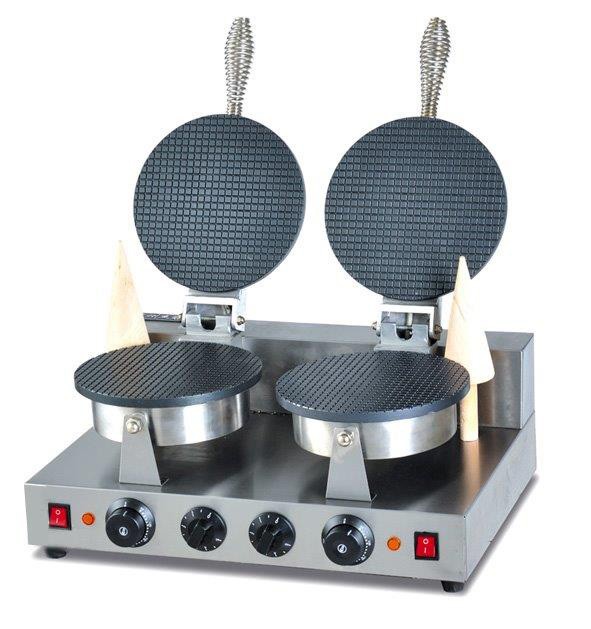 IRIMAR barquillera eléctrica doble BARQ-D 1000+1000W antiadherente