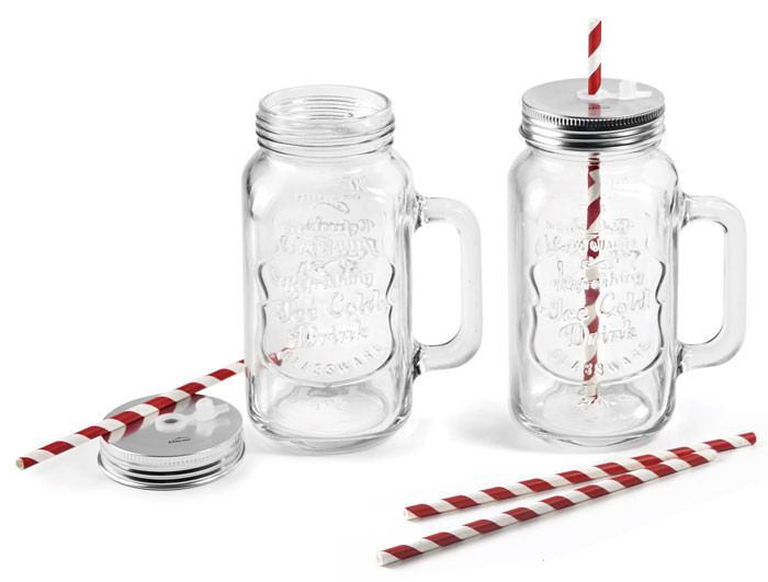Set de 2 jarras de cristal de Lacor
