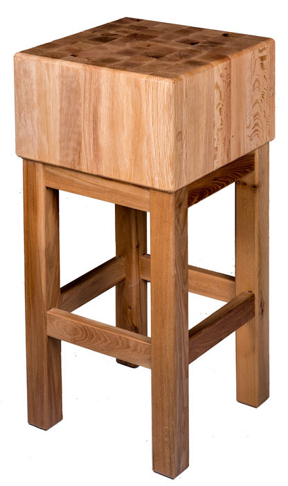 Tajo de madera con soporte de madera de Tajos Herráiz