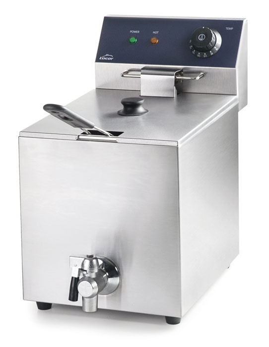 Freidora eléctrica doble profesional 2x2500W de Lacor