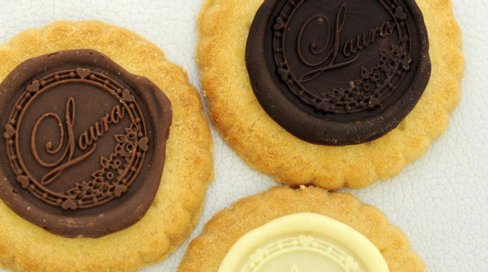 Sello para chocolate de Grabados Omella
