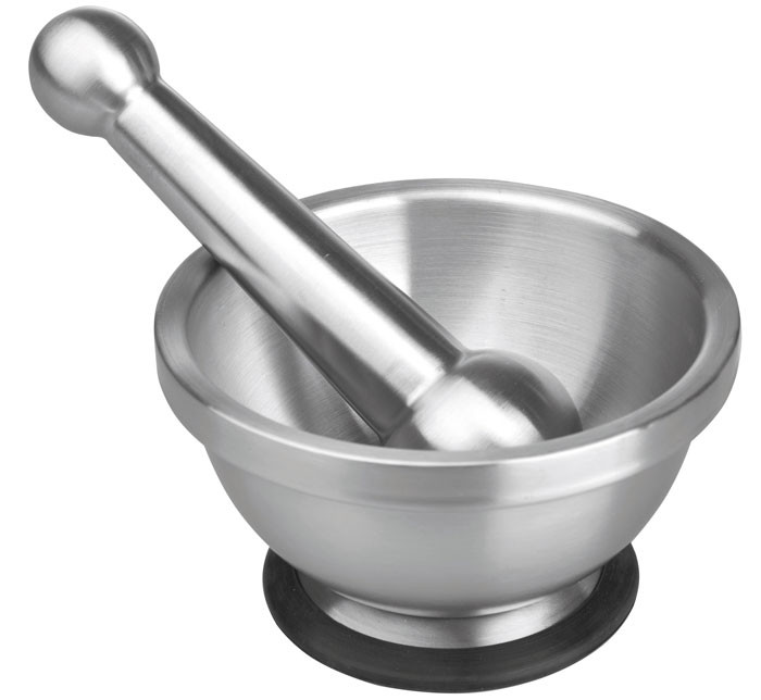 Mortero inox de Ibili