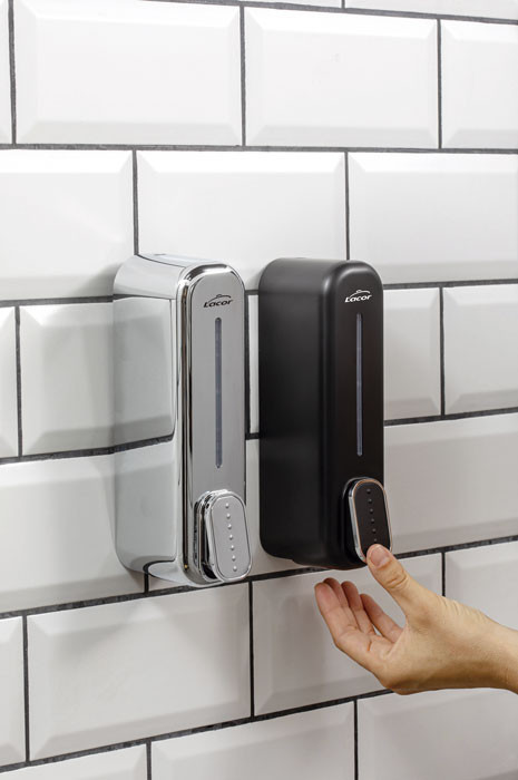 Dispensador de jabón y gel WHITE de Lacor