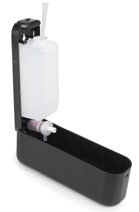 Dispensador de jabón y gel cromado de Lacor