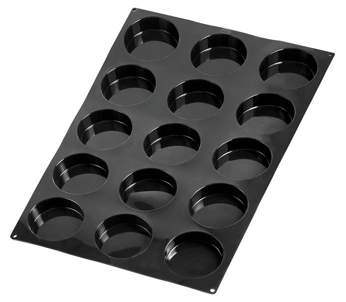 Molde silicona BLACK semiesférico 60 cavidades de Lacor