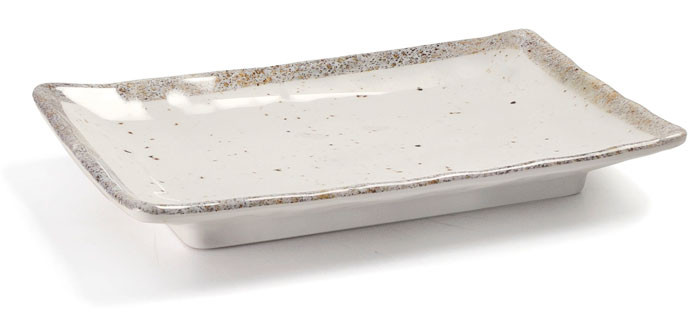 Fuente rectangular de melamina serie Earth de Lacor