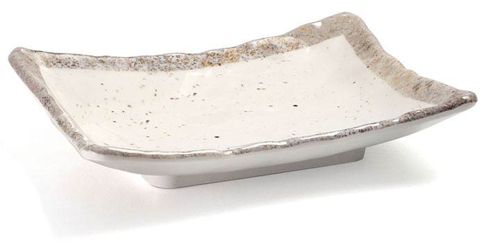 Fuente rectangular de melamina serie Earth de Lacor