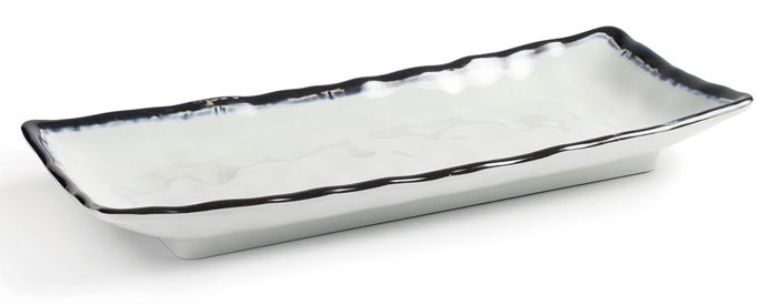 Fuente rectangular de melamina serie Sea de Lacor