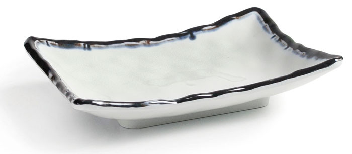 Fuente rectangular de melamina serie Earth de Lacor