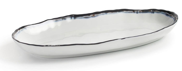 Fuente oval de melamina serie Earth de Lacor