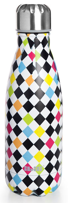 Botella termo inoxidable Arlequin de Ibili