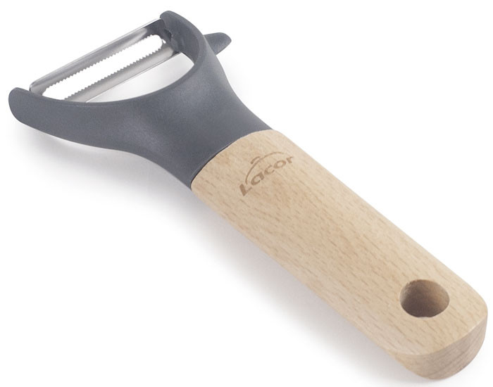 Rayador dentado de acero y madera UNITE de Lacor