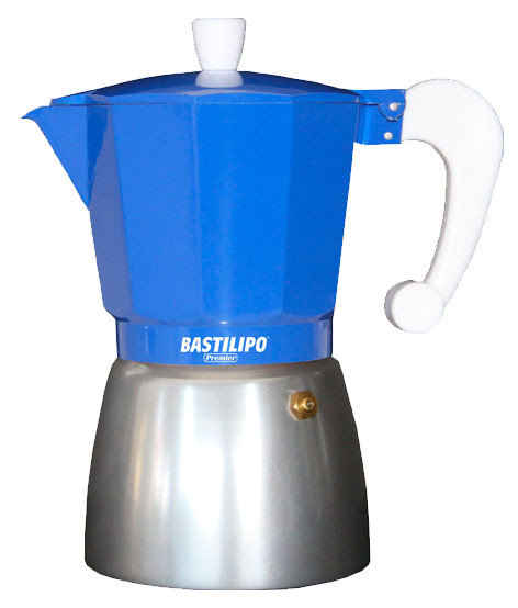 Cafetera express AZUL de Bastilipo