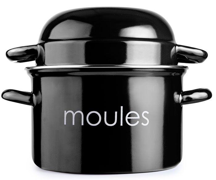 Olla para mejillones negra de Ibili