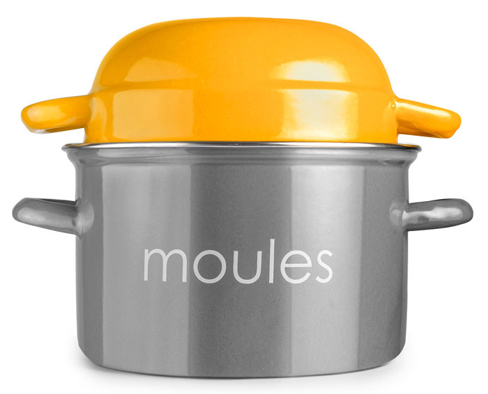 Olla para mejillones peach de Ibili