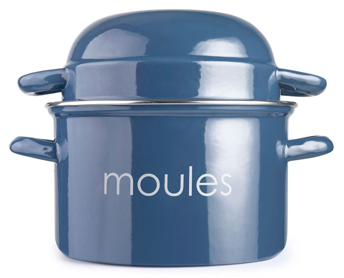 Olla para mejillones petrol de Ibili