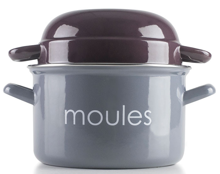 Olla para mejillones petrol de Ibili