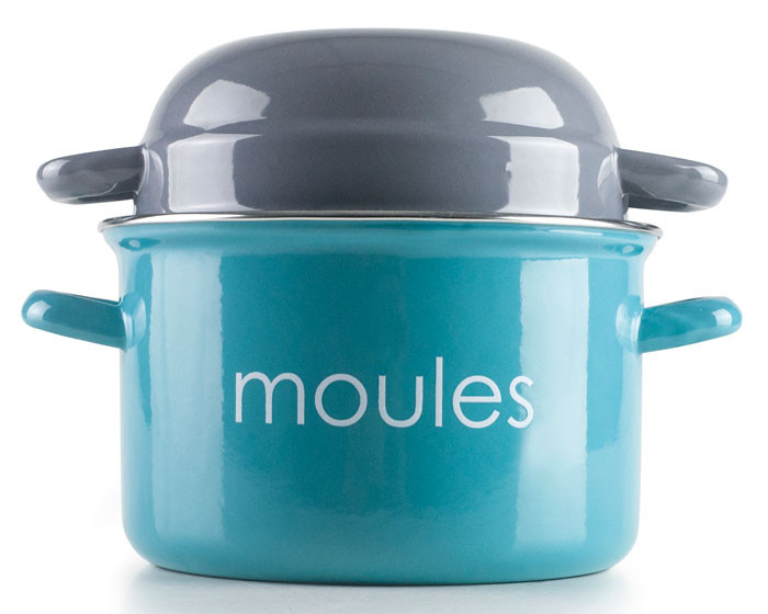 Olla para mejillones berenjena de Ibili