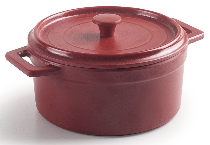 Mini cocotte melamina con tapa RED de Lacor