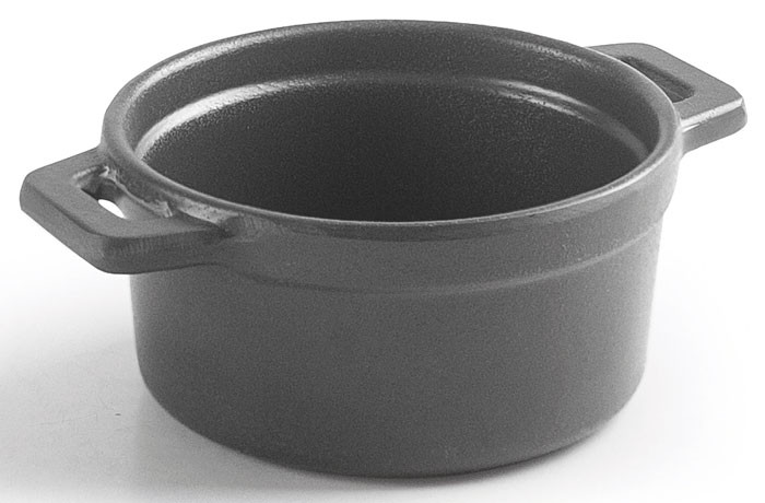 Mini cocotte melamina sin tapa GREY de Lacor