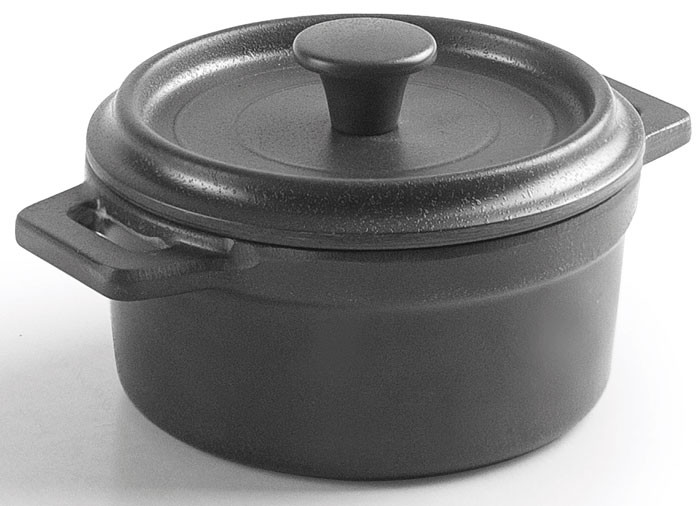 Mini cocotte melamina con tapa GREY de Lacor