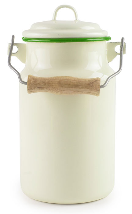 Lechera esmaltada MUSGO de Ibili (6 unidades)