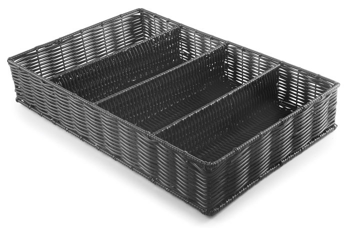 Cubertero RATTAN PP 4 compartimentos de Lacor