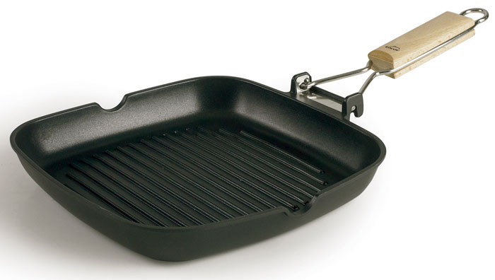Sartén grill acanalada SUA aluminio de Lacor
