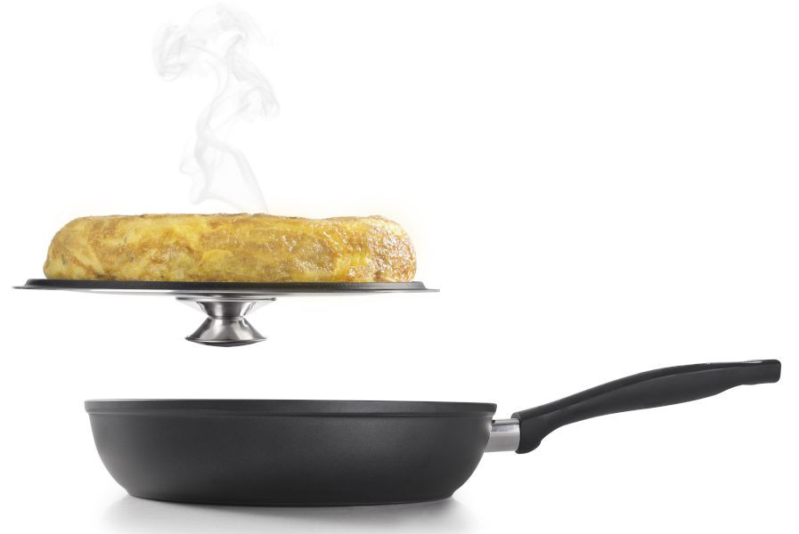 Sartén para tortilla con tapa NEW INDUPLUS de Ibili