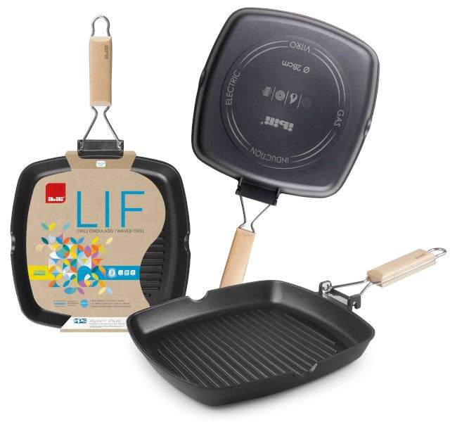 Grill ondulado para inducción LIF de Ibili